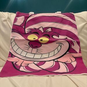 Disney’s Alice in Wonderland Cheshire Cat Reusable Shopping Bag Tote NWT